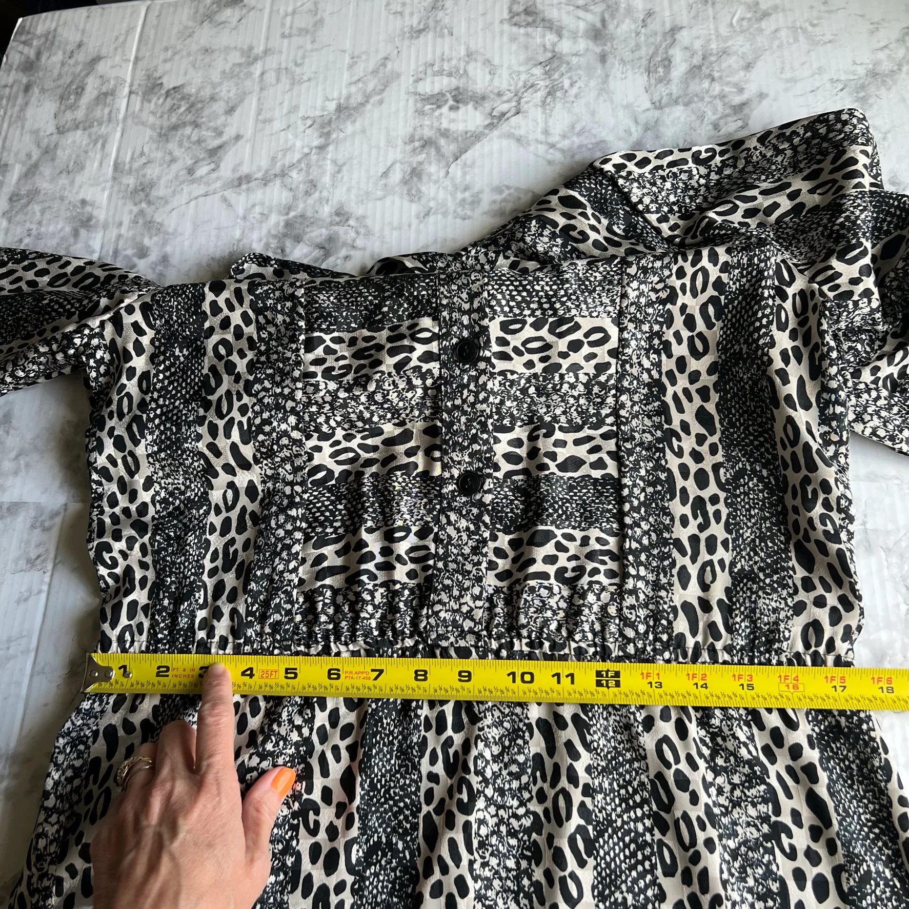 Vintage Leopard Print Dress By Lady Carol Petites New York - Image 14