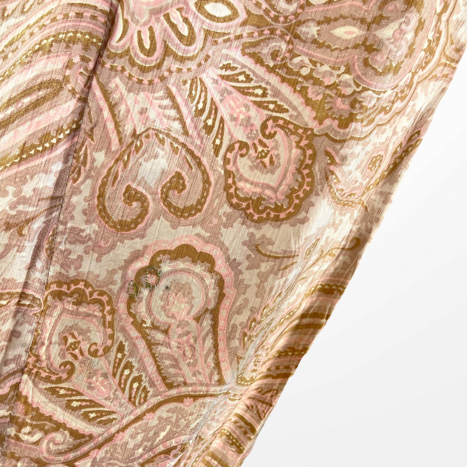 Vintage Lined Floral Paisley Sleeveless Mini Dress - Image 8