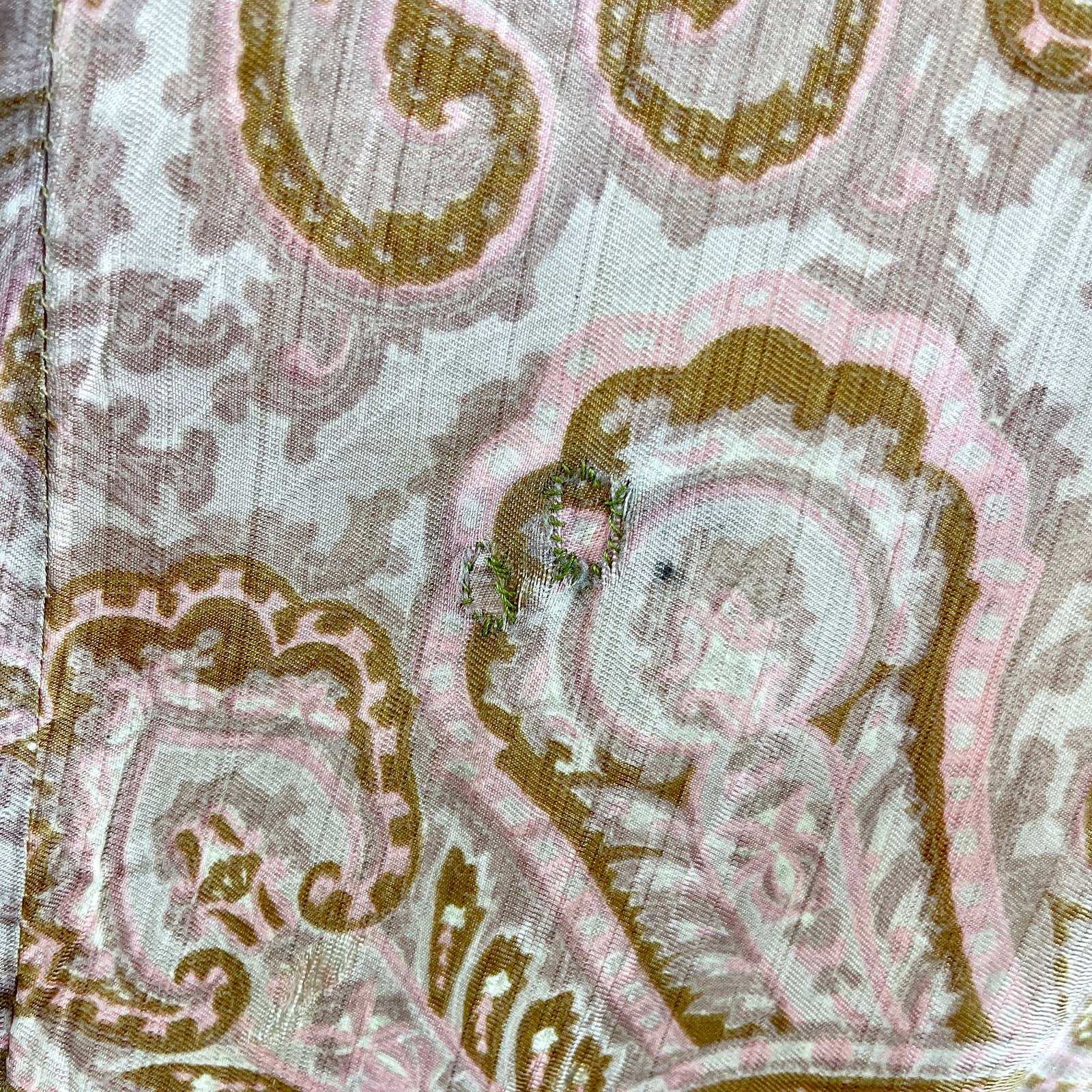 Vintage Lined Floral Paisley Sleeveless Mini Dress - Image 9
