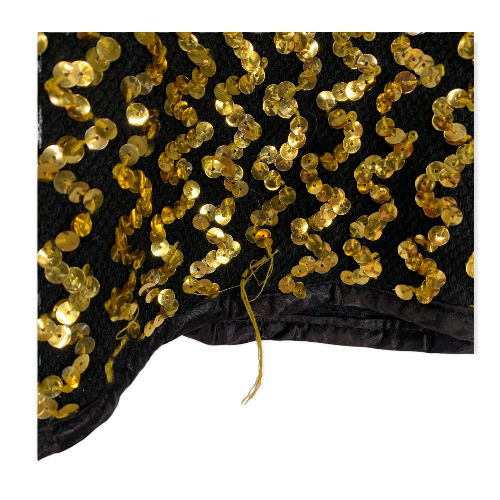 Vintage Marching Band Dance Sequin Top Medium - Image 6