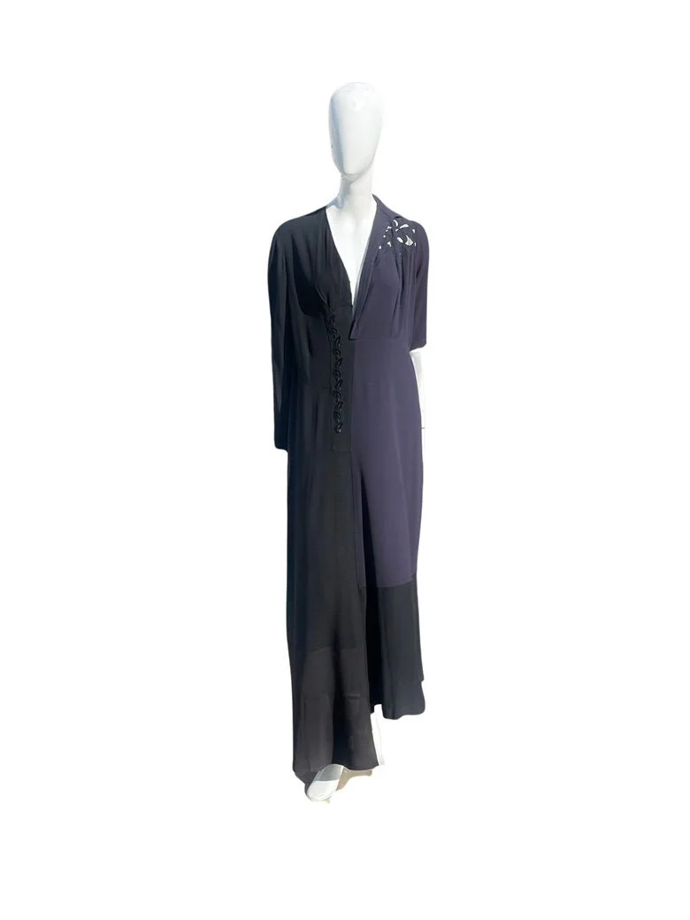 Vintage Martin Margiela Artisanal Fw 1993 Deconstructed Dress Made of Recycle 40s Dress Size L One Is On The Met Collection by Martin Margiela - Image 2