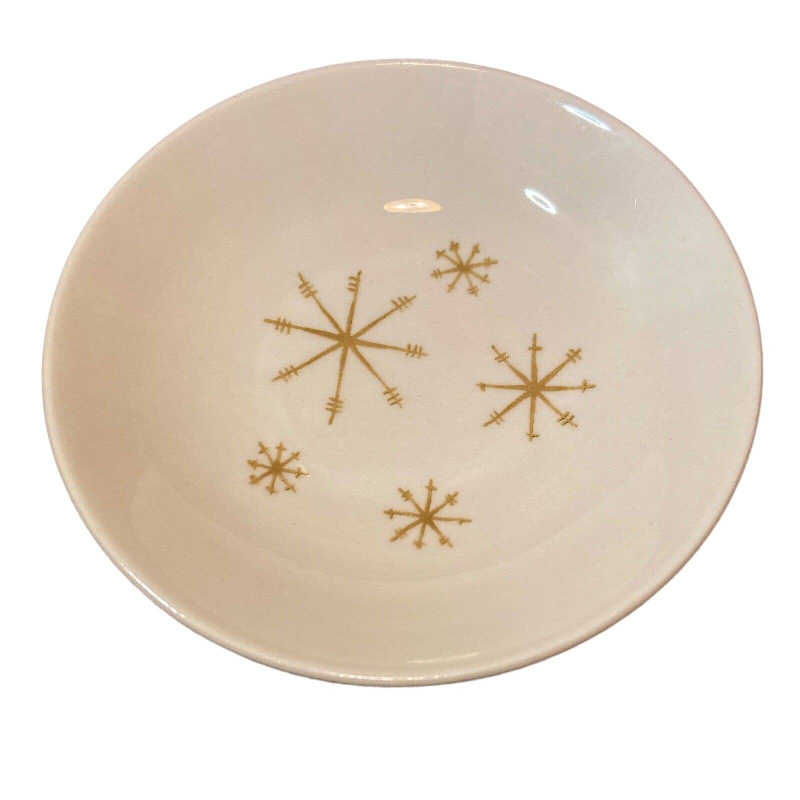 Vintage Mcm Star Glow Royal Ironstone Atomic Dinner Plate Side Plate Saucer by Royal China - Image 3