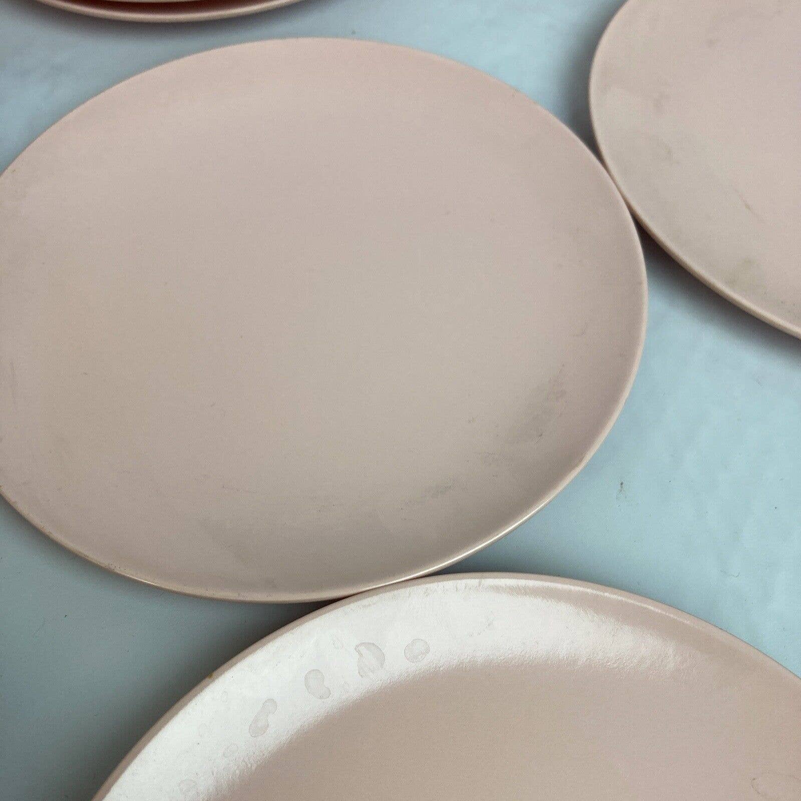 Vintage Melmac Melamine Pink Dessert Plates G-7 Small Bowls G-12 Set 20 - Image 5