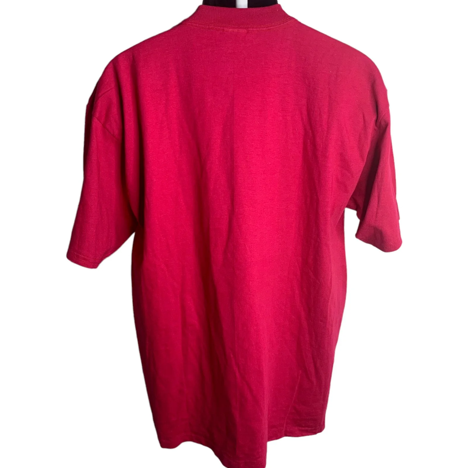 Vintage Mens 90s Michael Jackson Family Values Thriller T-Shirt L Fuchsia Pink by MGM Grand - Image 2
