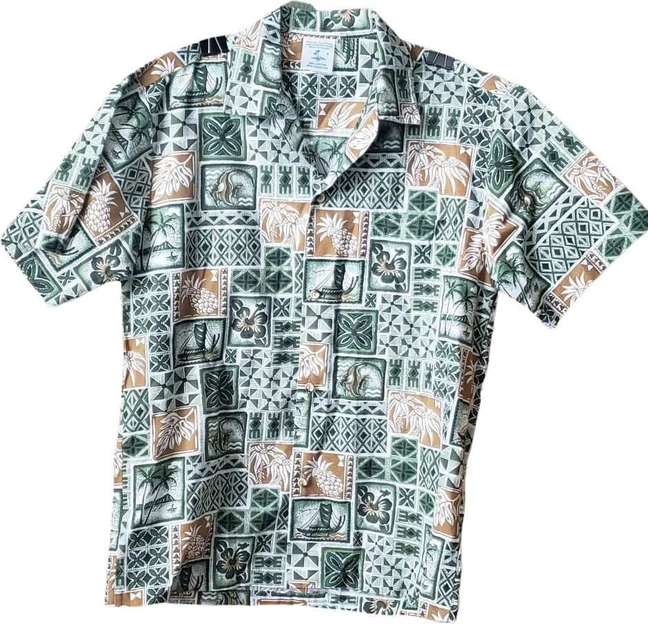Vintage Men's Tropical Shirt by Hana Fashion by Hana Fashion