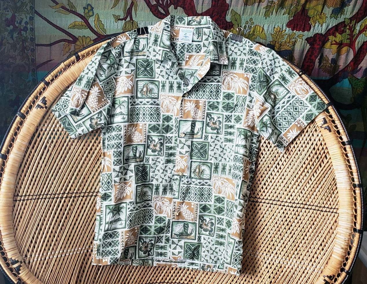 Vintage Men's Tropical Shirt by Hana Fashion by Hana Fashion - Image 2