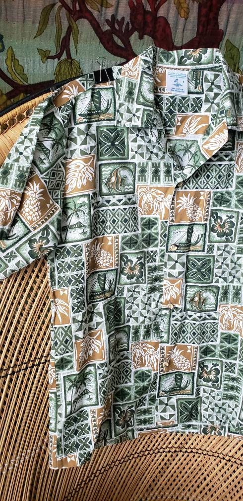 Vintage Men's Tropical Shirt by Hana Fashion by Hana Fashion - Image 6