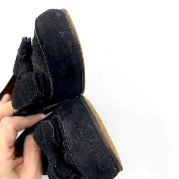 Vintage Mid Century Laird Shober Suede Pumps Bow - Image 10