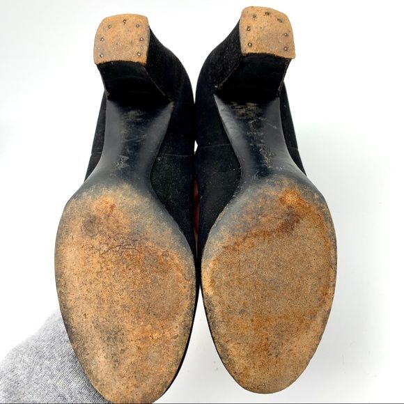 Vintage Mid Century Laird Shober Suede Pumps Bow - Image 9