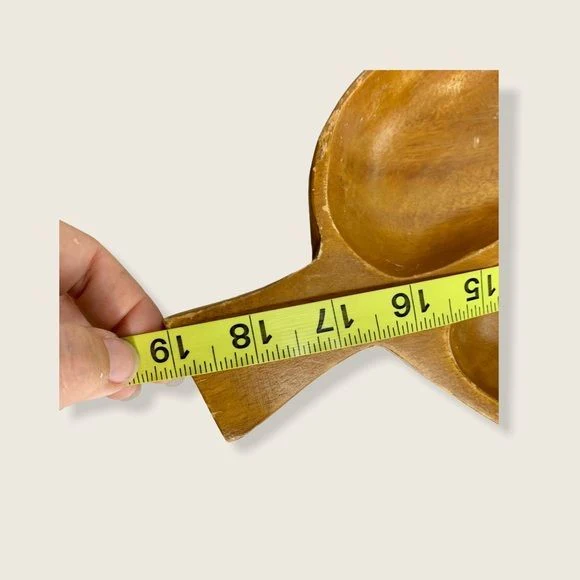 Vintage Monkey Pod Wood Dish - Image 4
