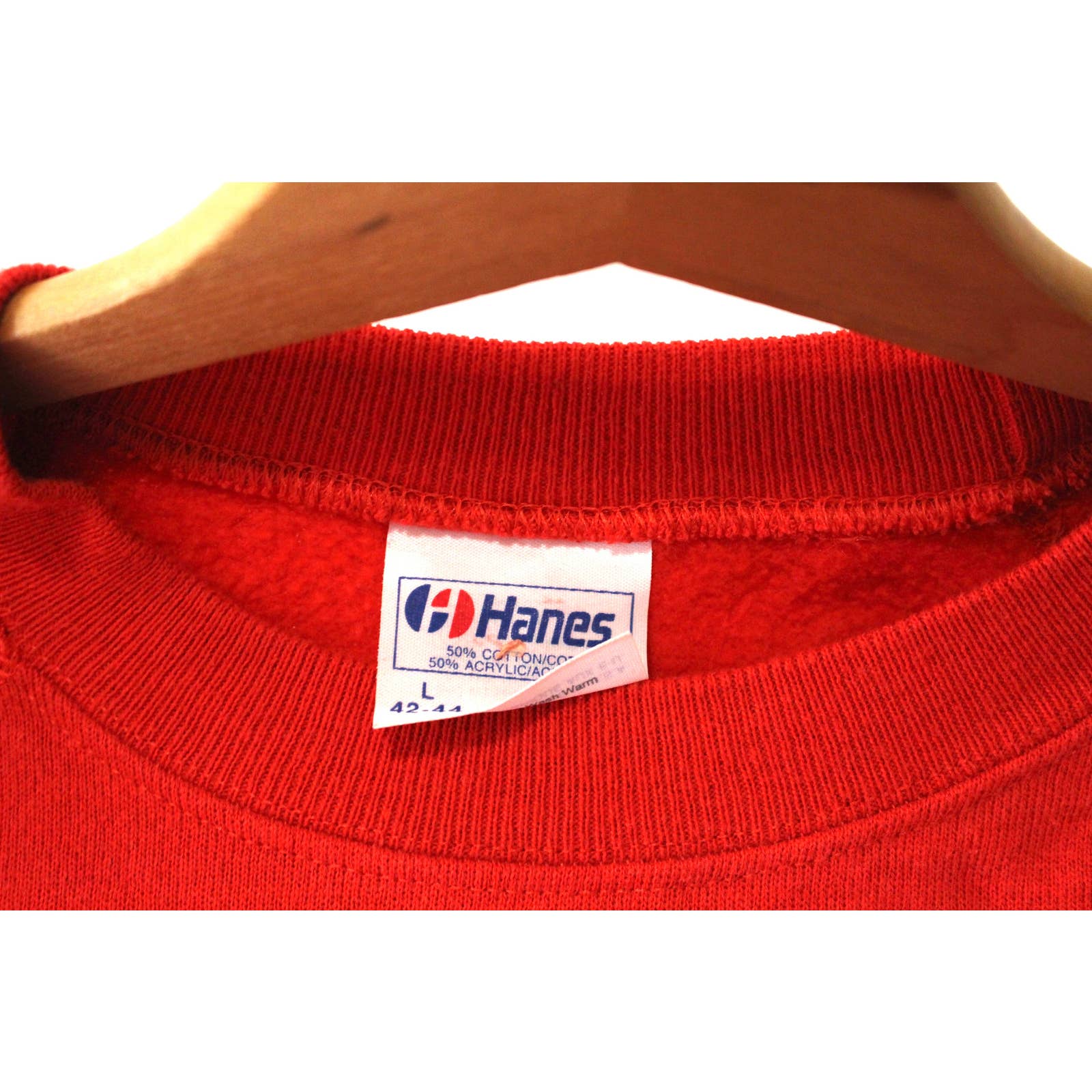 Vintage Nebraska State Bird Football Sweatshirt Large by Hanes - Image 4