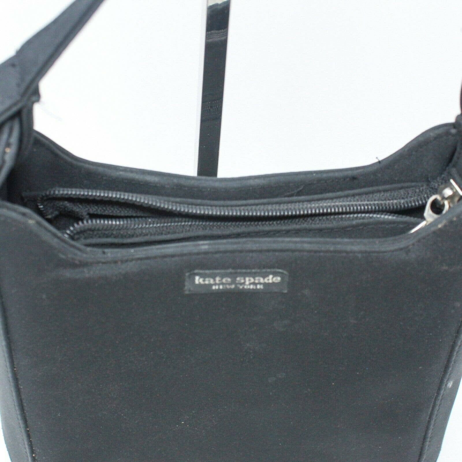 Vintage New York Womens Shoulder Bag Black Pocket Zipper by Kate Spade - Image 7