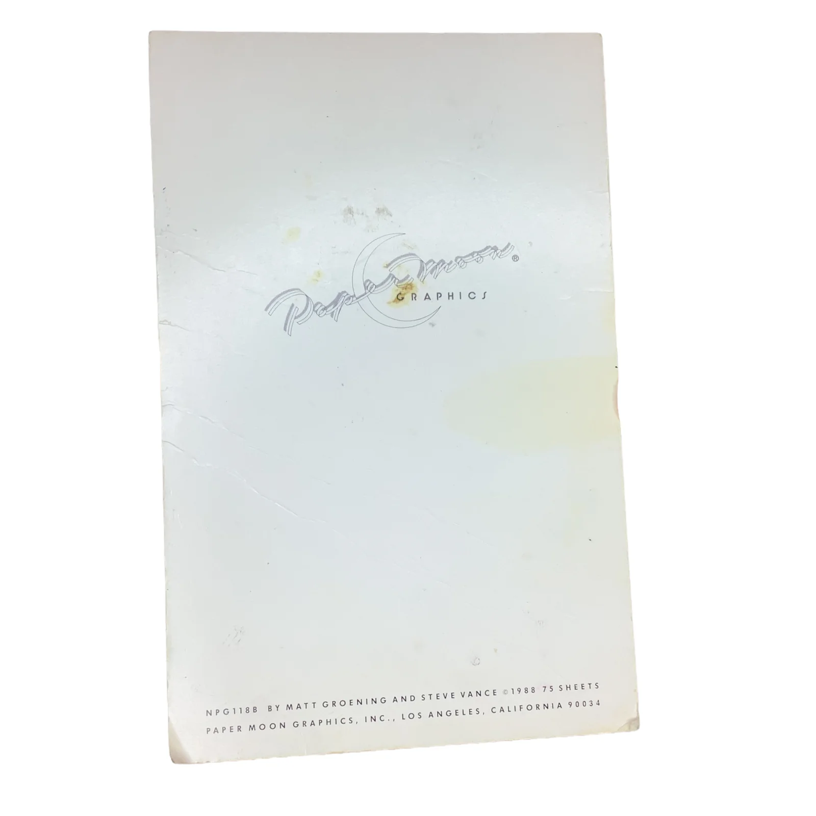 Vintage Novelty Notepad Matt Groening Steve Vance Young Republicans In Love 80s by Papermoon - Image 2