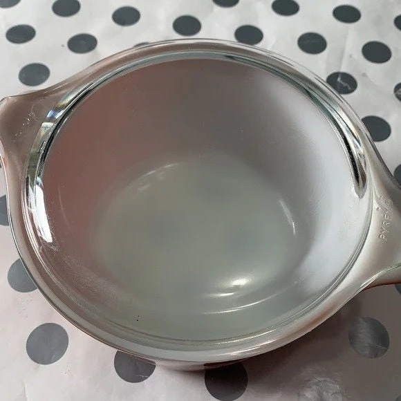 Vintage Orange Casserole by Pyrex - Image 3