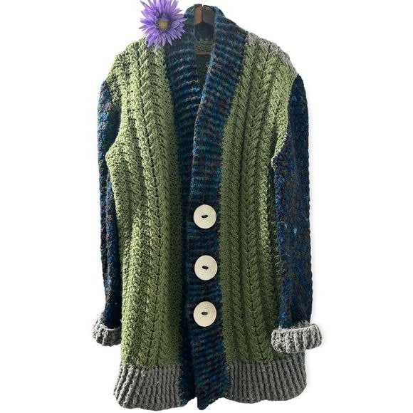 70s/80s Vintage Oversized Cardigan - Image 8