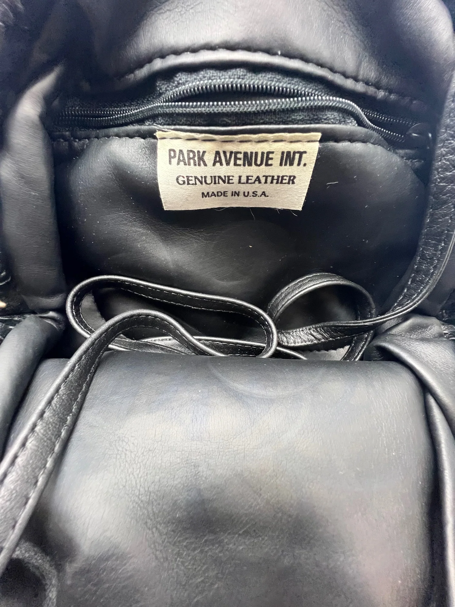 Vintage Park Avenue International Crossbody Clutch Genuine Crinkled Leather Bag by Park Avenue Int - Image 11