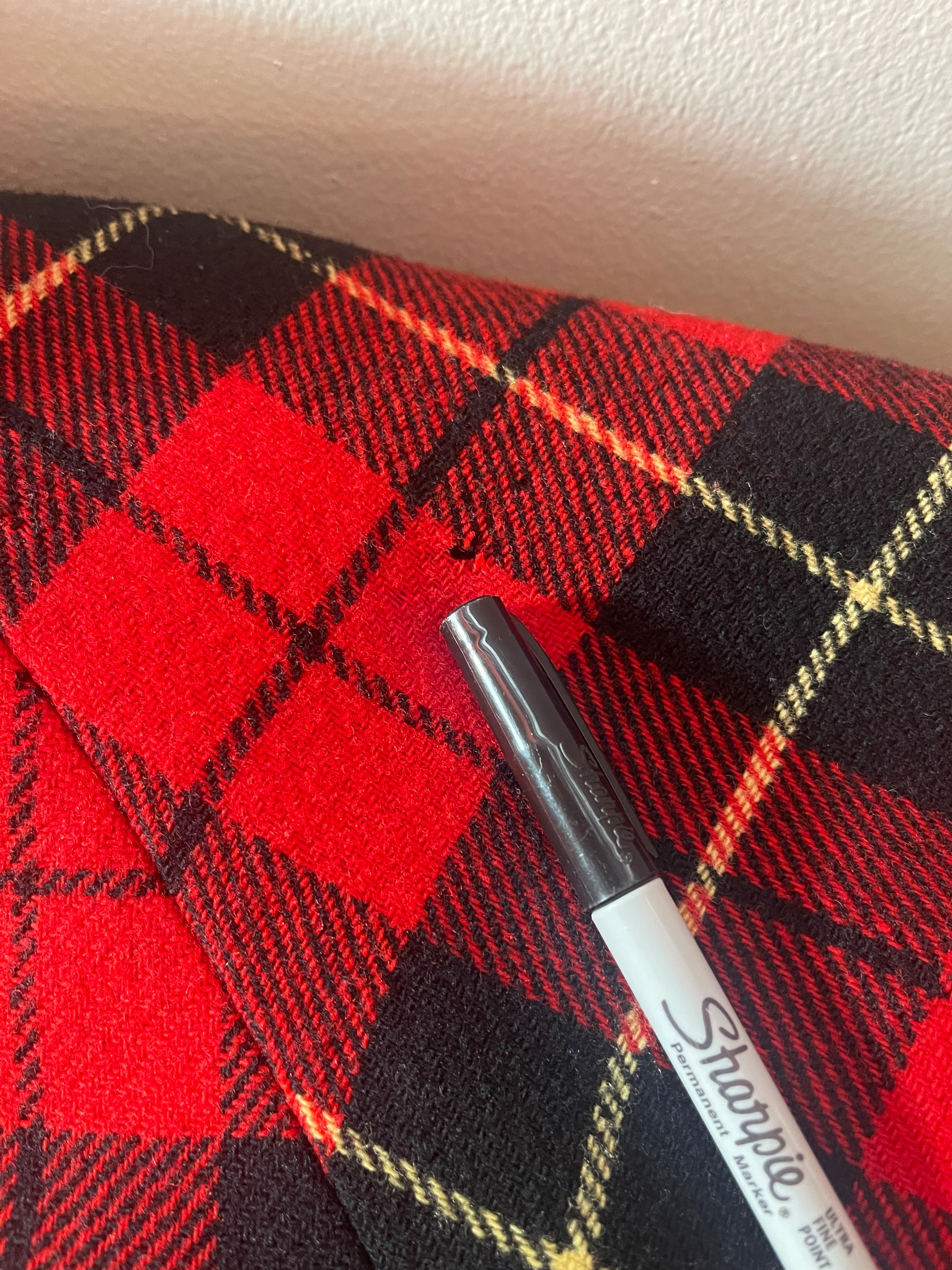 Vintage Pendleton Red Plaid Wool Zip Up Jacket By Pendleton - Image 10
