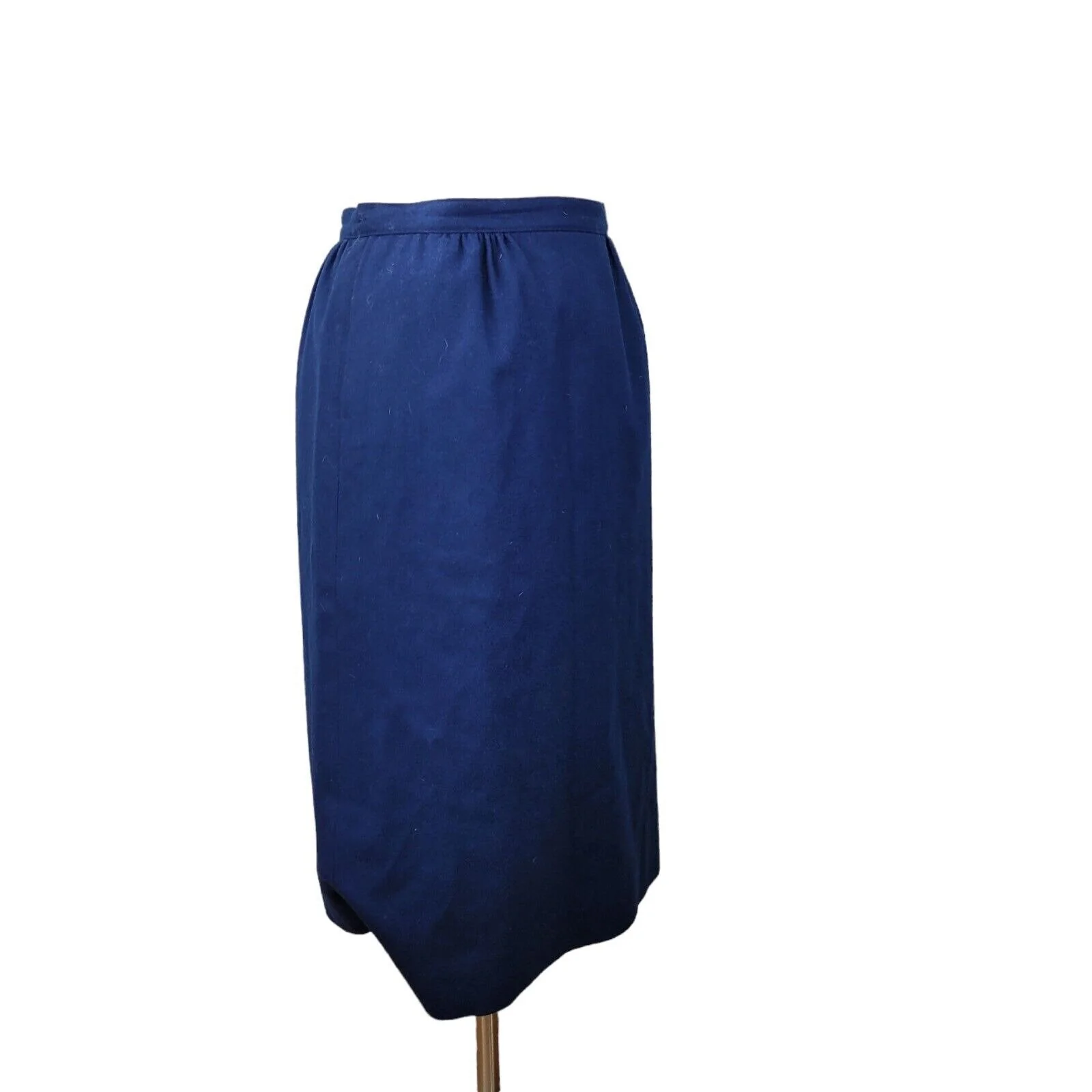 Vintage Pendleton Skirt Size 10 Petite Wool Midi Pleated Navy Blue School Girl by Pendleton - Image 4