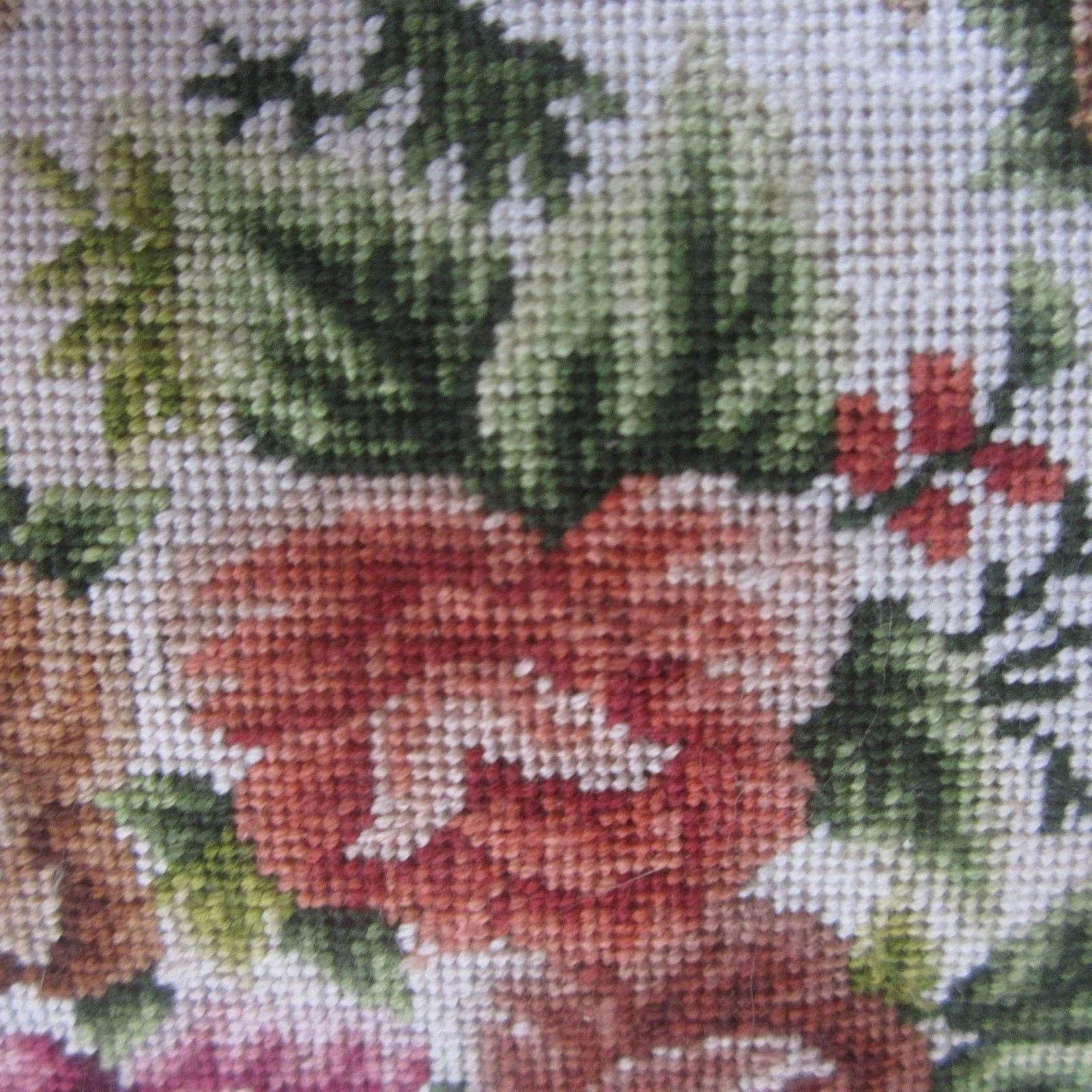 Vintage Petit Point Embroidery Evening Purse Bag Clutch - Image 3