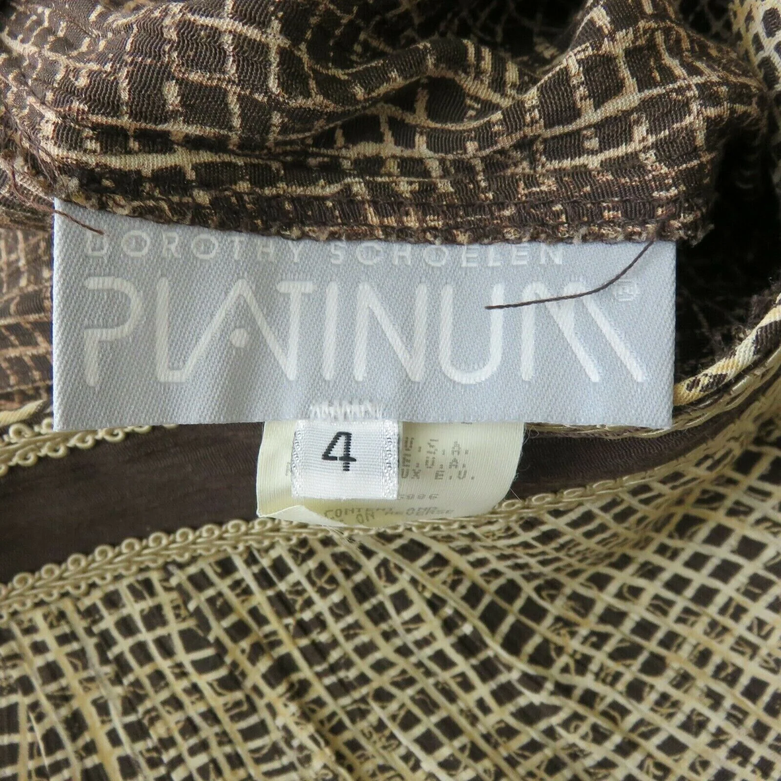Vintage Pleated High Waisted Cigarette Pants Xs Brown Pockets by Dorothy Schoelen - Image 7