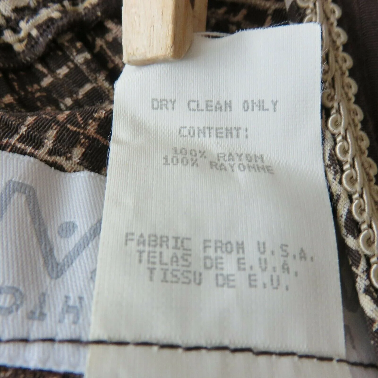Vintage Pleated High Waisted Cigarette Pants Xs Brown Pockets by Dorothy Schoelen - Image 8