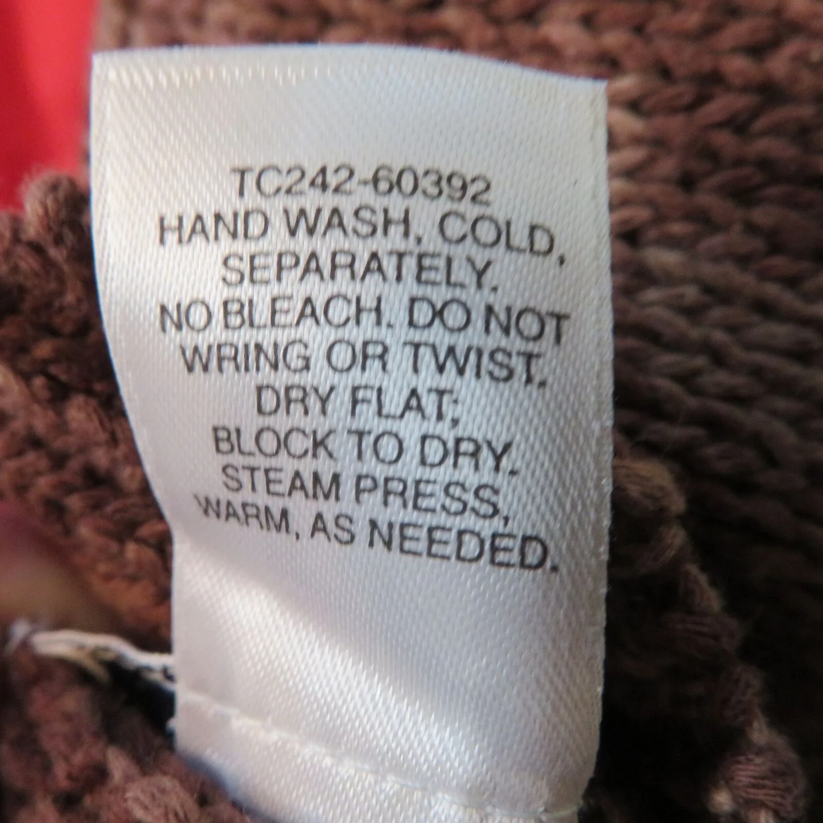 Vintage Pullover Sweater Vest L Brown Linen Cotton Deadstock by Pendleton - Image 9