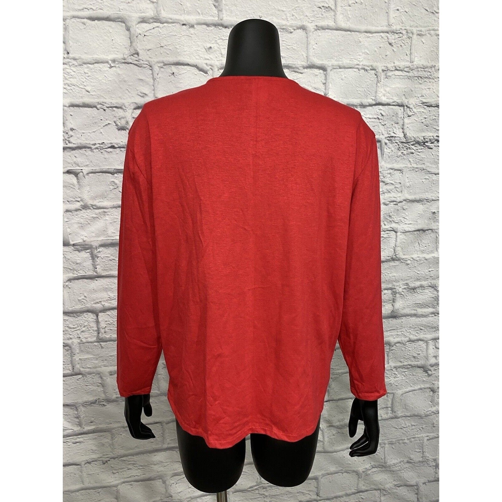 Vintage Rodeo Fringe Concho Shirt 80s Red Rodeo Cowgirl Western Sassa Usa L by Sassa - Image 2