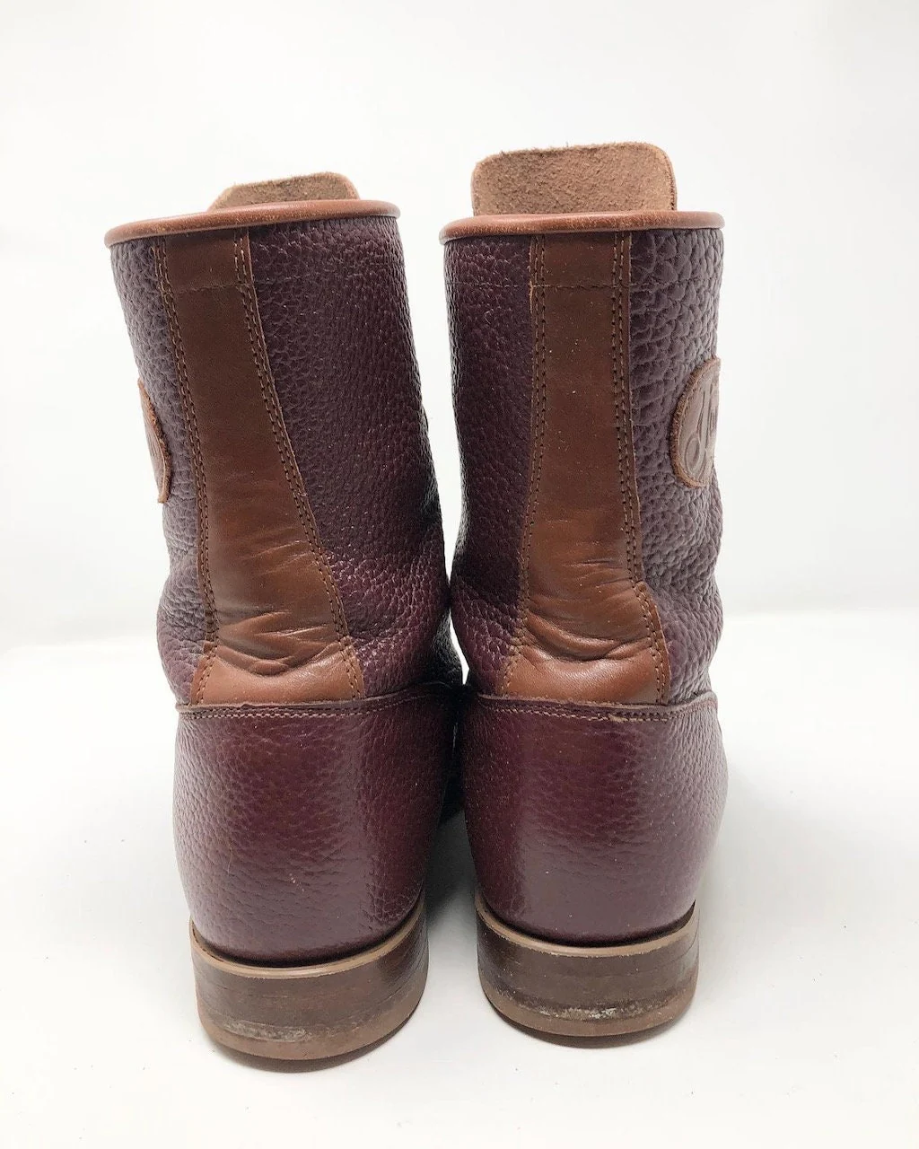 Vintage Roper Brick and Brown Kiltie Boots Sz. 8b by Justin - Image 5