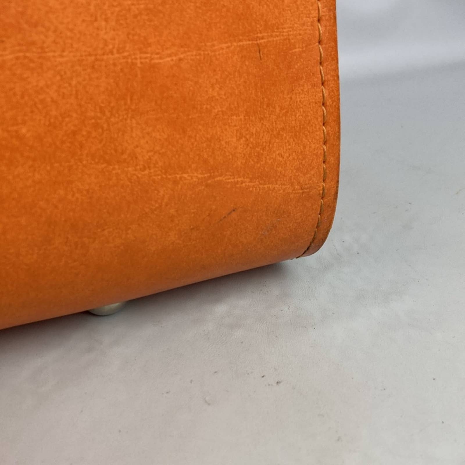 Vintage Royal Traveler Sidekick Orange Make Up Case Carry-On Luggage by Royal Traveler - Image 11
