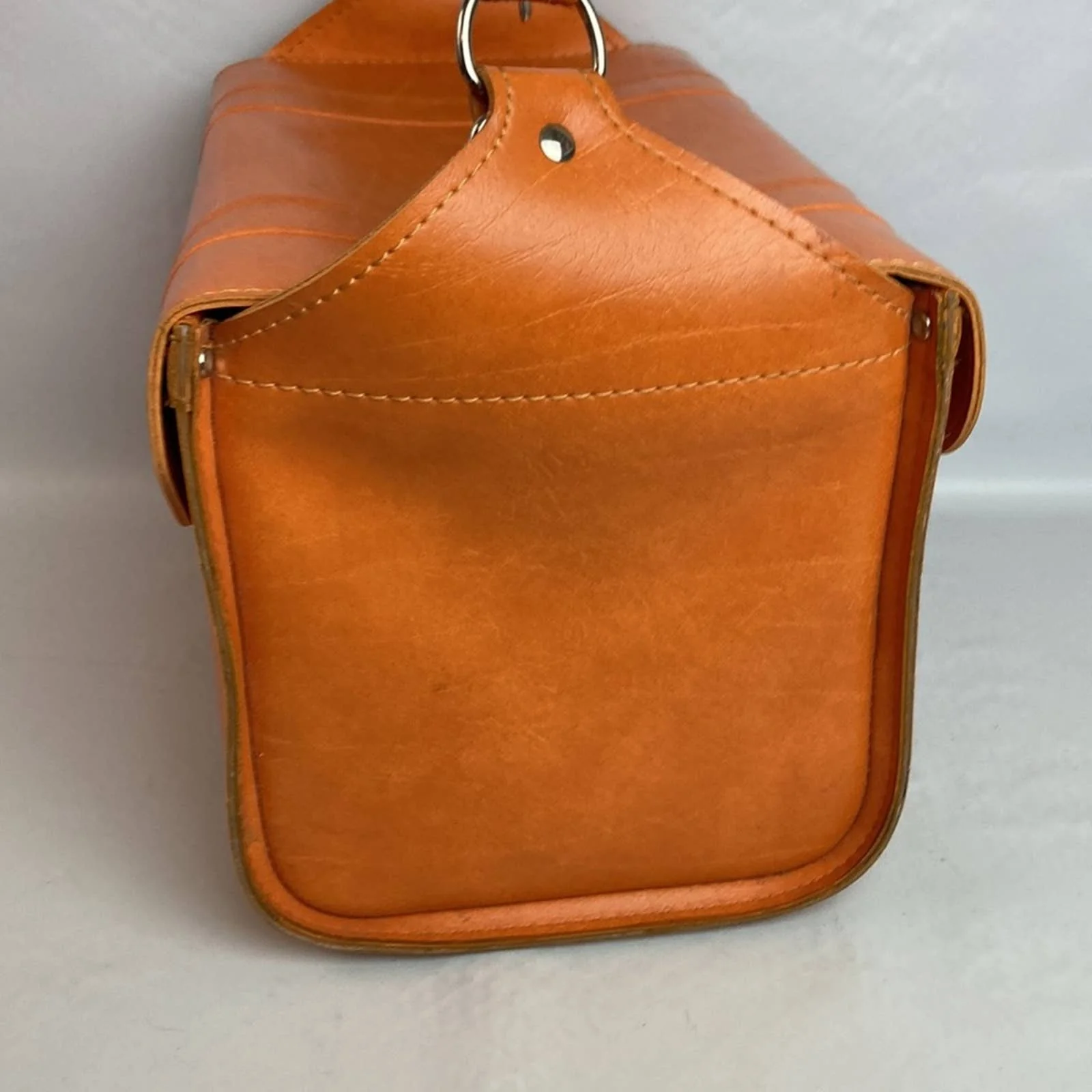 Vintage Royal Traveler Sidekick Orange Make Up Case Carry-On Luggage by Royal Traveler - Image 5
