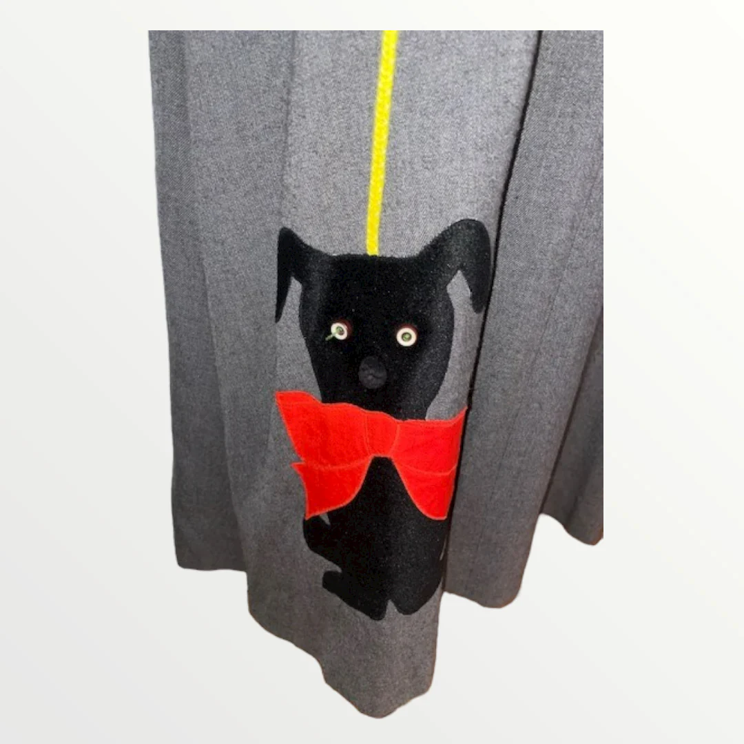 Vintage Ruth of Carolina Girls Jumper with Dog Size In Comments Euc by Ruth of Carolina - Image 3