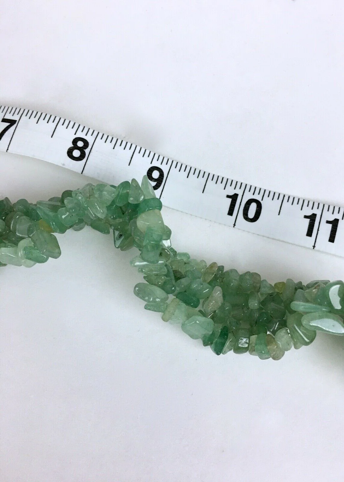 Vintage Sage Green Jade Chunky Stone Bib Statement Necklace - Image 8