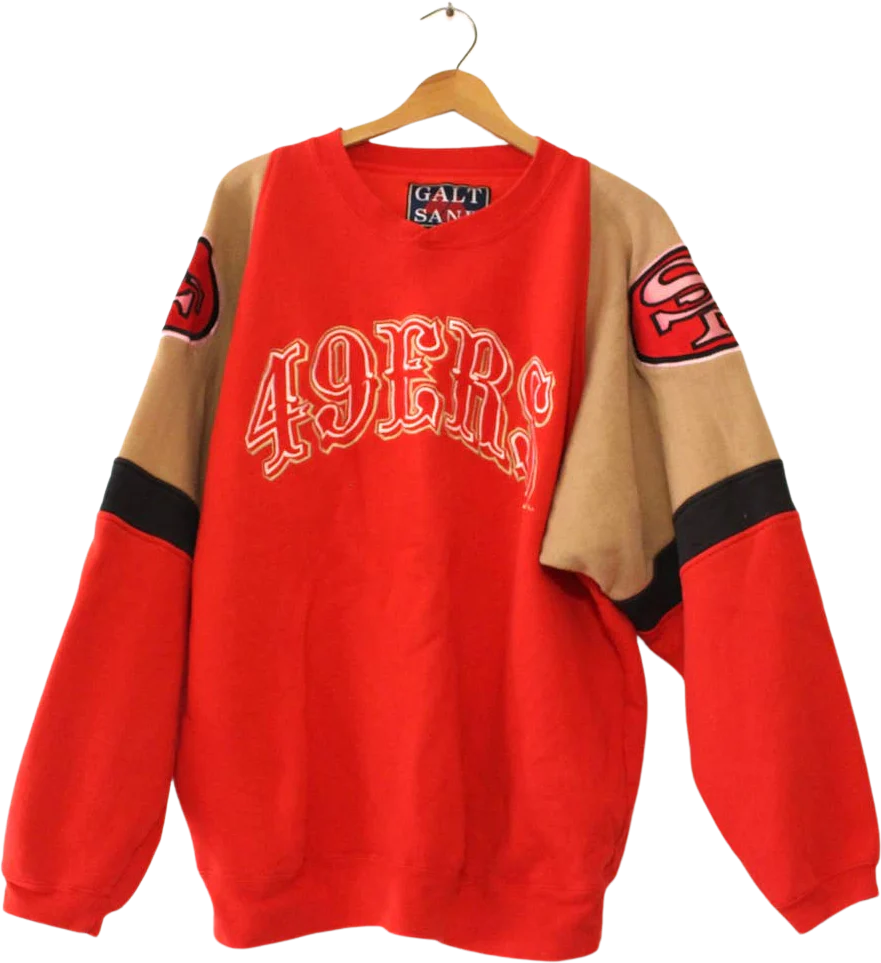 Vintage San Francisco 49ers Football Sweatshirt Large by Galt Sand