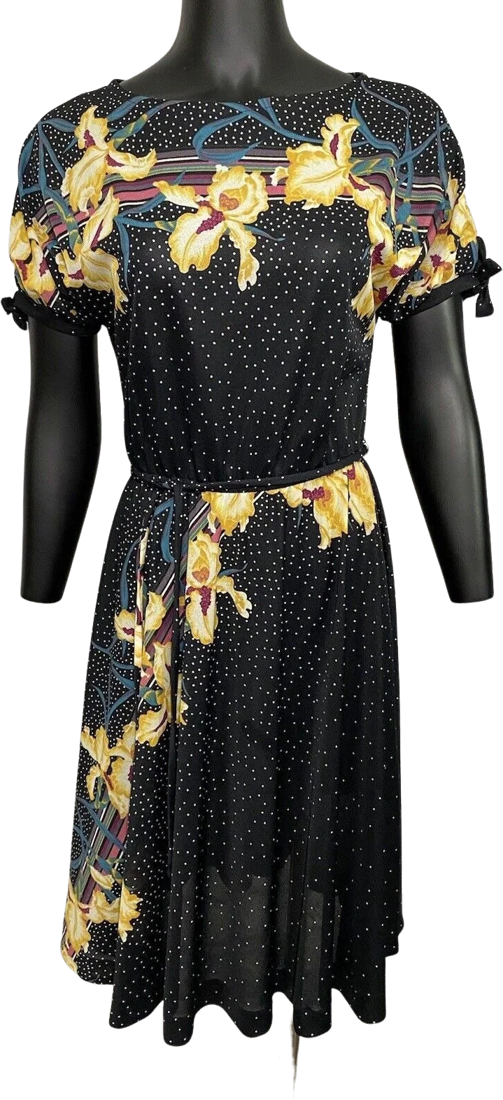 Vintage Semi Sheer Midi Dress by JC Penney Fahions
