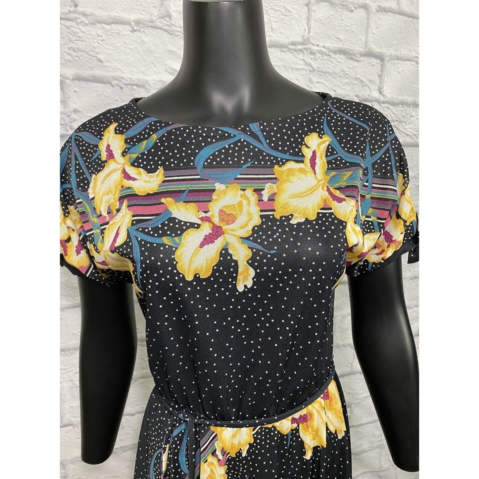 Vintage Semi Sheer Midi Dress by JC Penney Fahions - Image 3