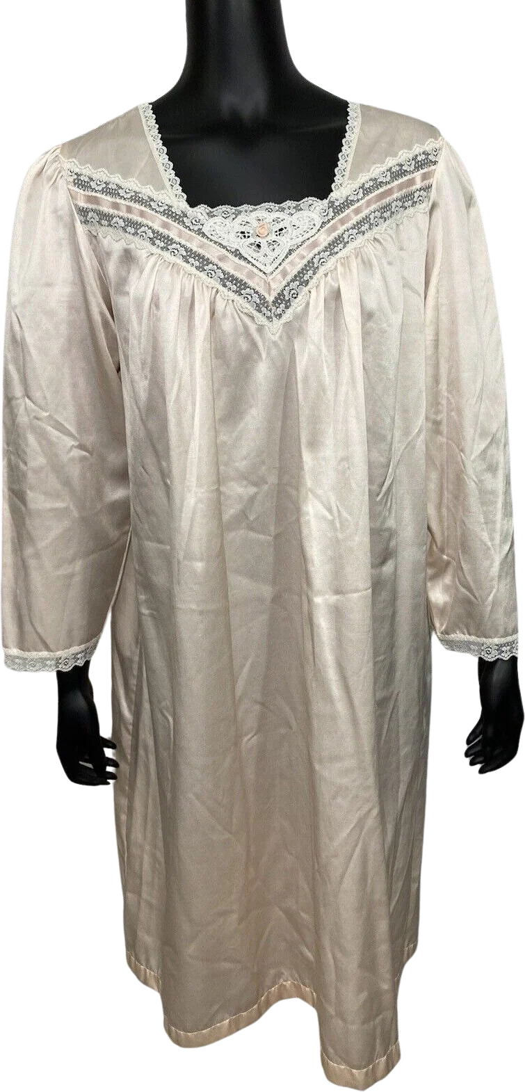 Vintage Shimmer Lined Barbizon Nightgown by Barbizon