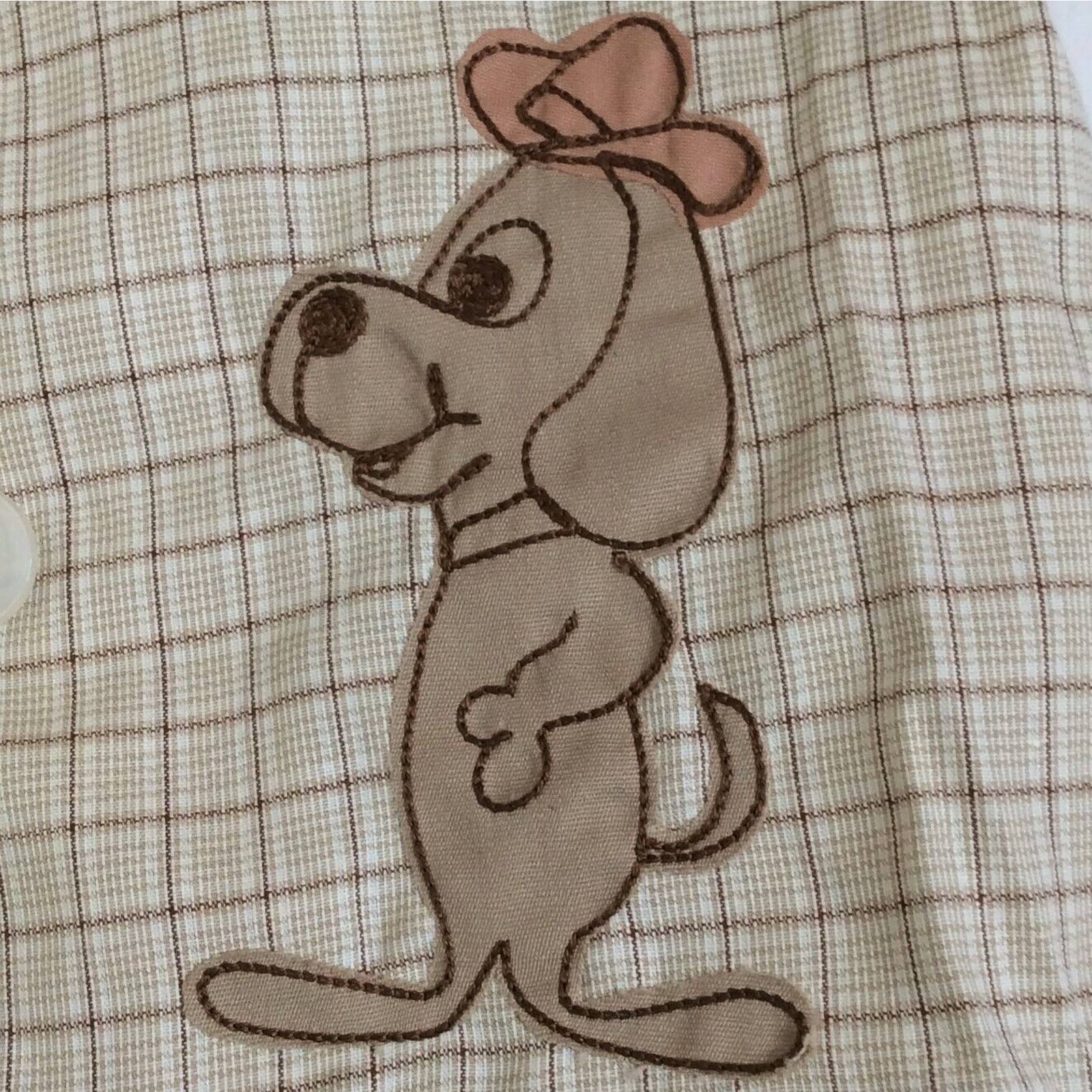 Vintage Shirt Kids 50s 60s Toddler Baby 3 Dog Plaid Button Sanforized Deadstock by play-pet - Image 5