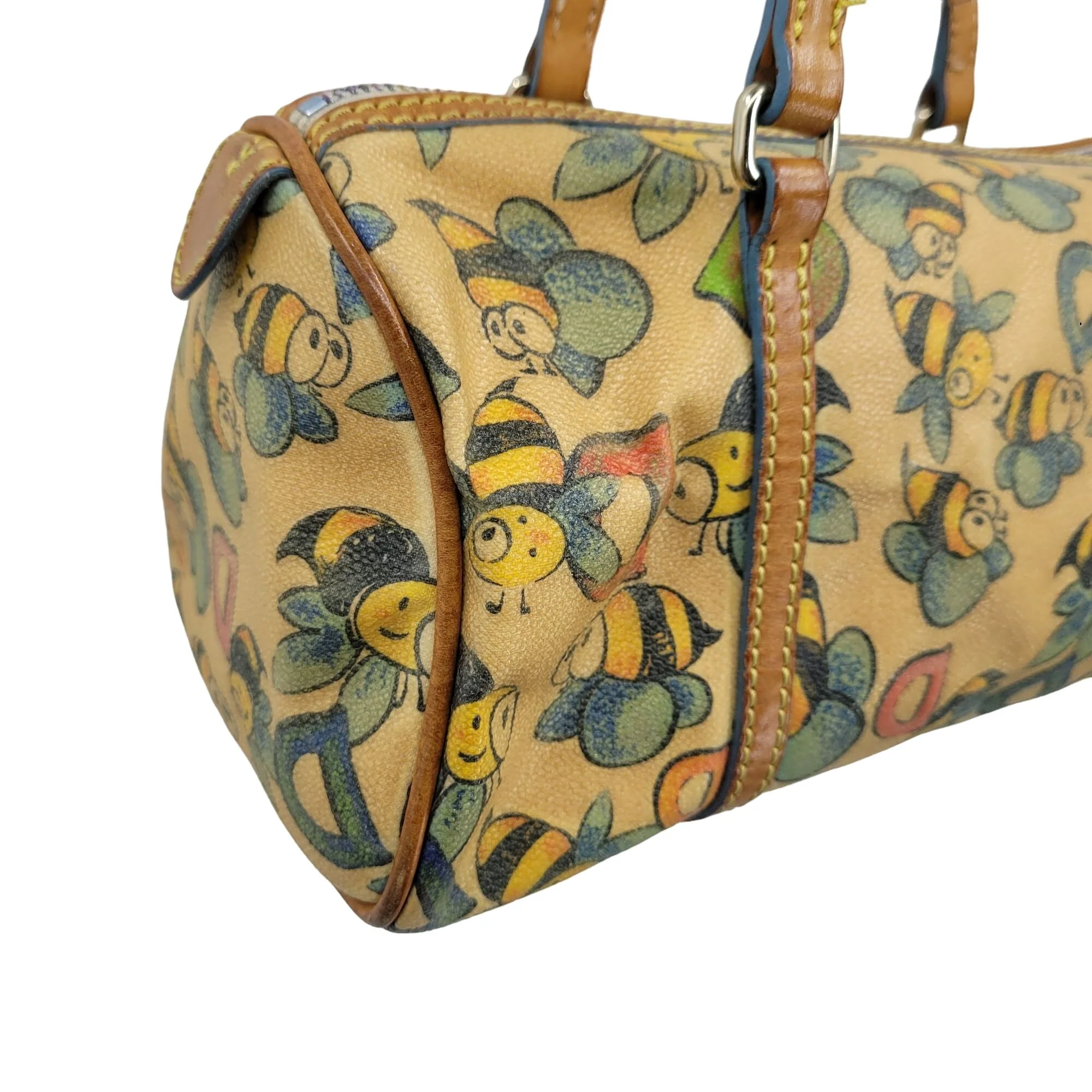 Vintage Shoulder Bag Novelty Spelling Bumble Bee Whimsical by Dooney and Bourke - Image 11