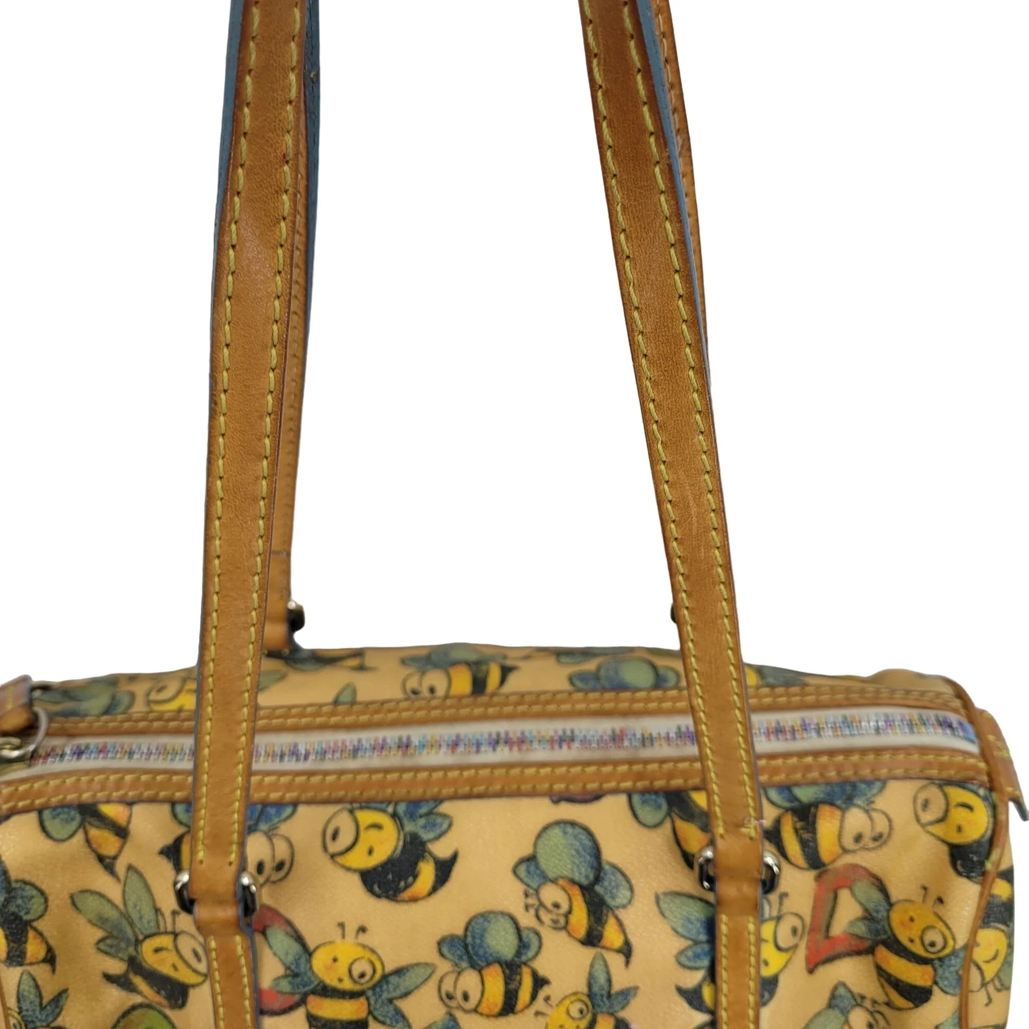 Vintage Shoulder Bag Novelty Spelling Bumble Bee Whimsical by Dooney and Bourke - Image 12