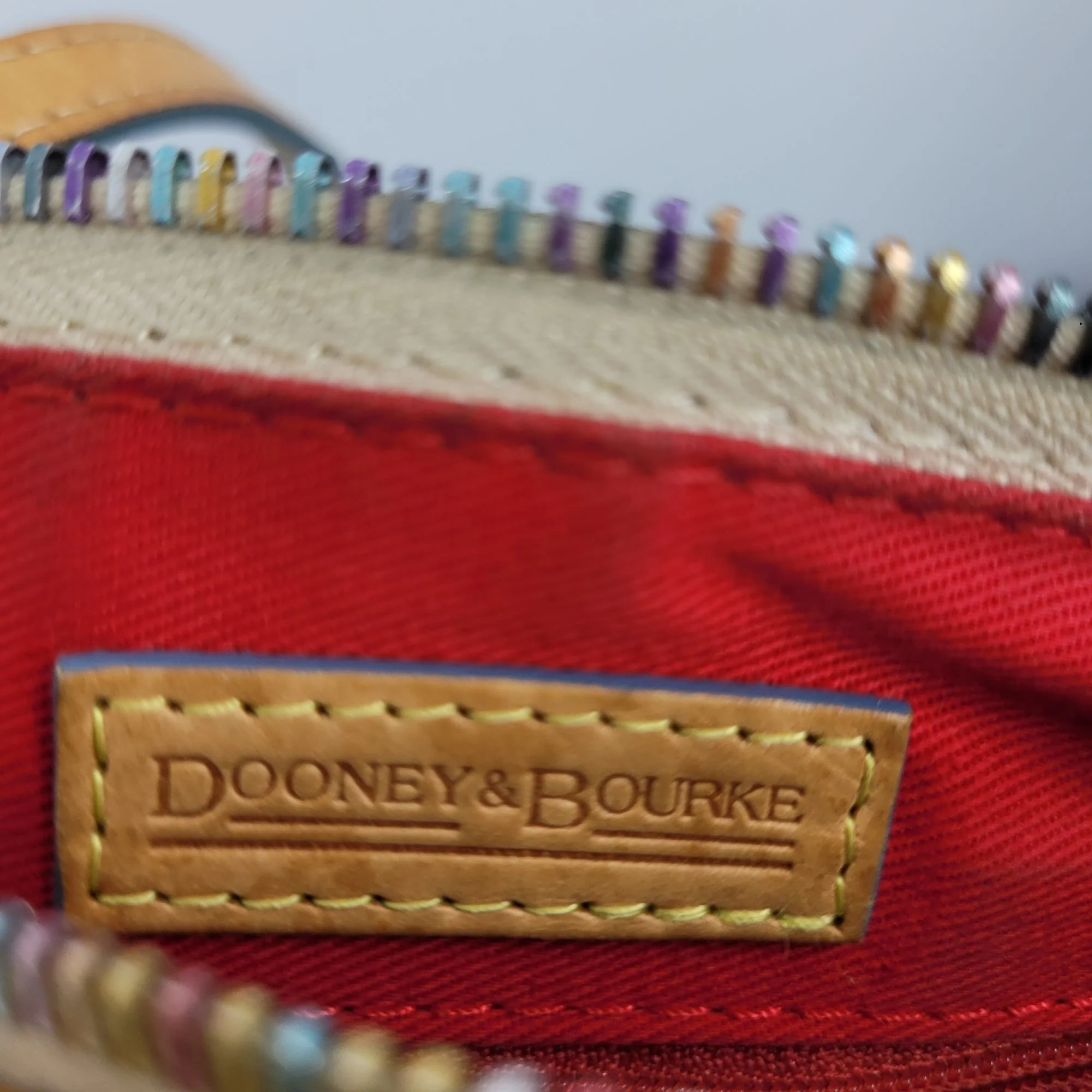 Vintage Shoulder Bag Novelty Spelling Bumble Bee Whimsical by Dooney and Bourke - Image 13