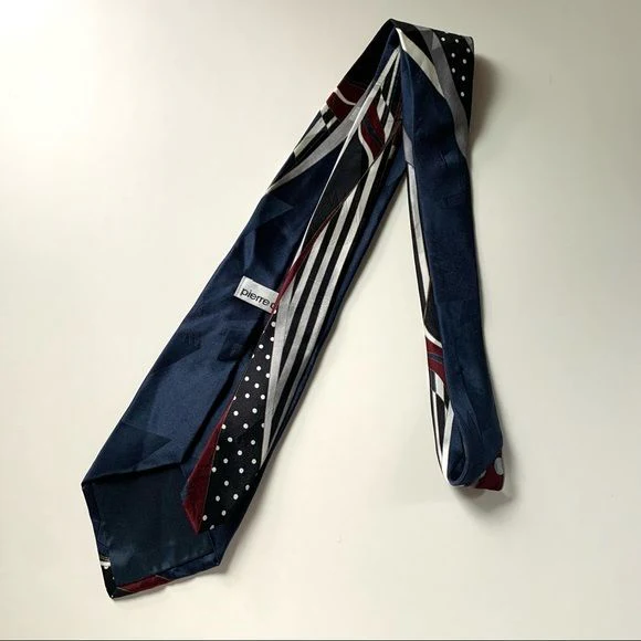 Vintage Silk Tie Patriotic Print by Pierre Cardin - Image 4
