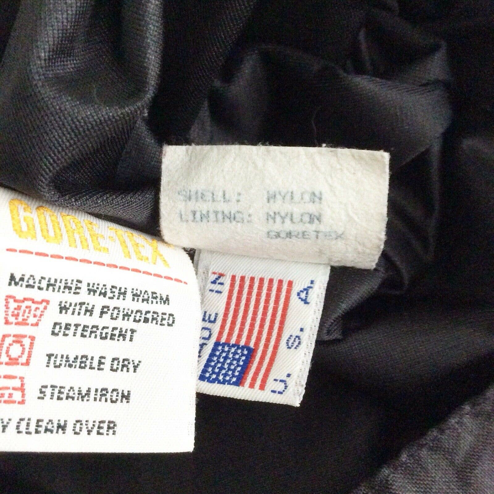 Vintage Ski Pants 80s Nylon Snow Black Mens Medium M Full Side Zip Usa by GORE-TEX - Image 9