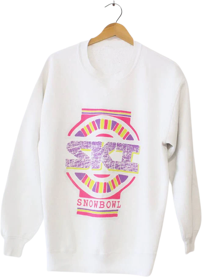 Vintage Ski Snowbowl Sweatshirt Xl