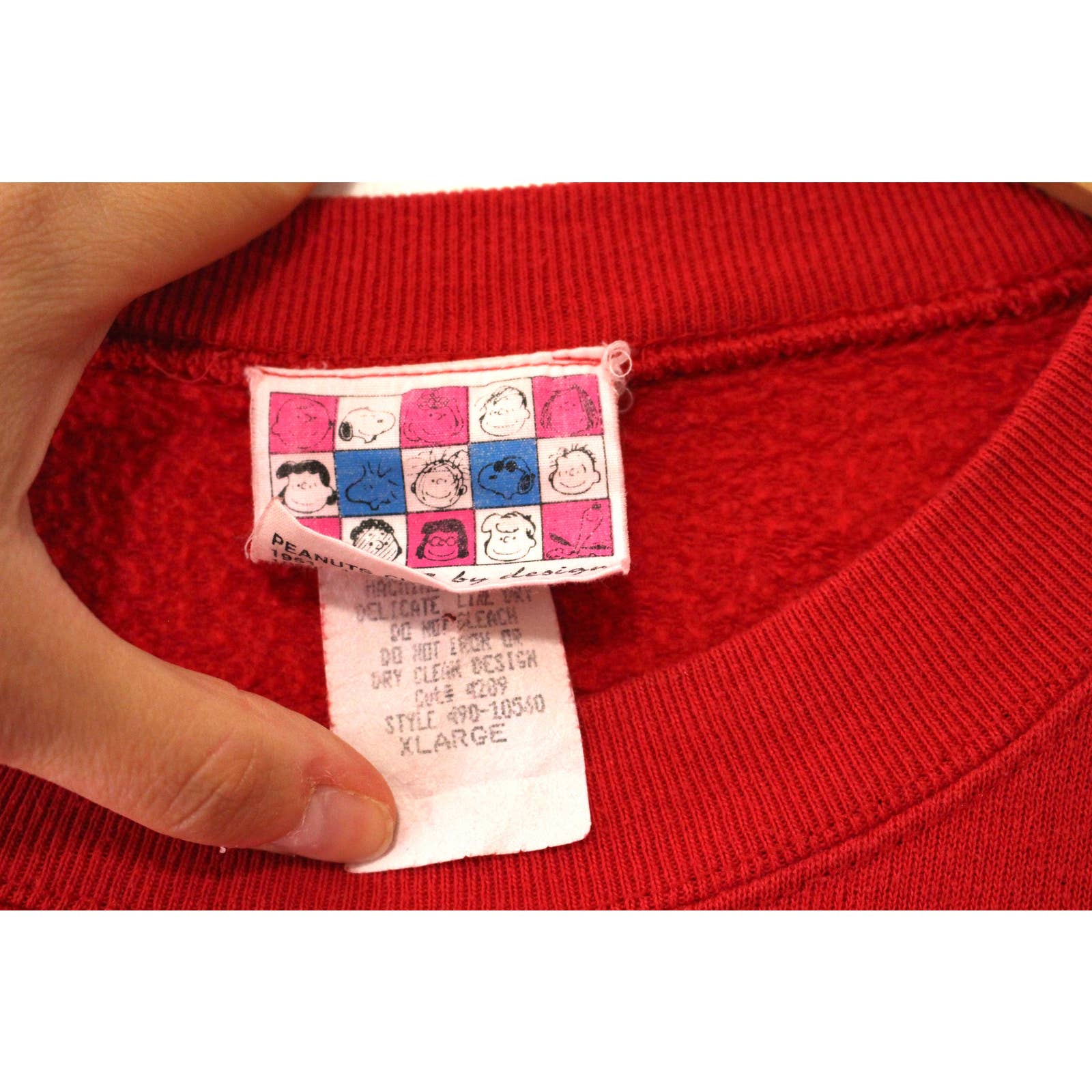 Vintage Snoopy Snow Cool Santa Sweatshirt Xl - Image 4