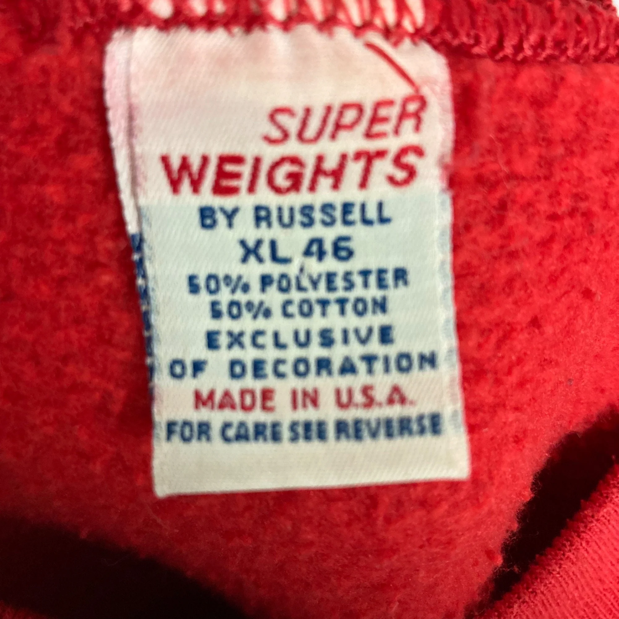 Vintage Snowman Sweatshirt Womens Xl Red Am I Cool Made In Usa by Russell - Image 6