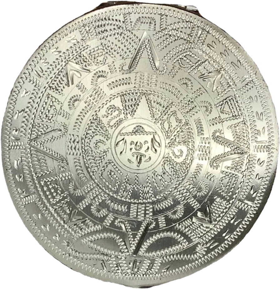 Vintage Sterling Silver Compact Blush Mexico Stamp 925 10mm Engraved Susan 2. 5"