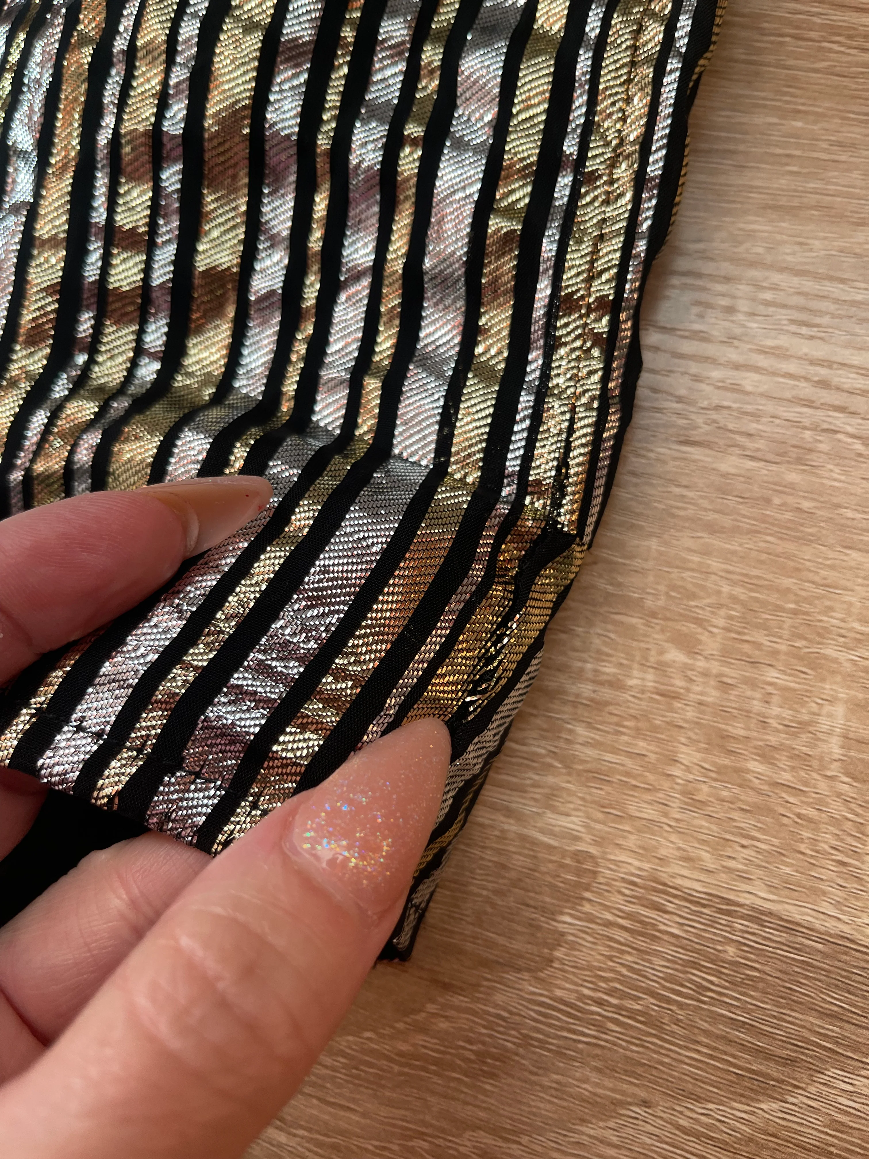 Vintage Striped Metallic Tank Top By Courtney Rhodes - Image 9