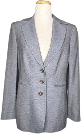 Vintage Studio 121 Tweed Womens Blazer Gray Wool Blend Lightweight Sz4 by Nordstrom