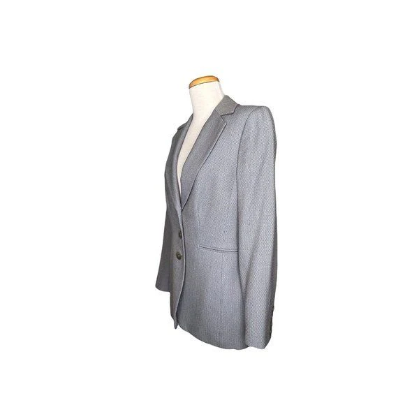 Vintage Studio 121 Tweed Womens Blazer Gray Wool Blend Lightweight Sz4 by Nordstrom - Image 7