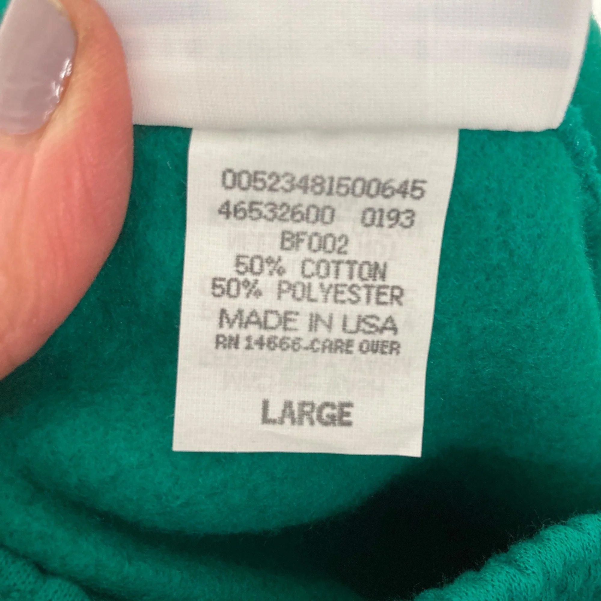 Vintage Sweatpants Womens Large Emerald Green Heavyweight Nwt by Riders - Image 4